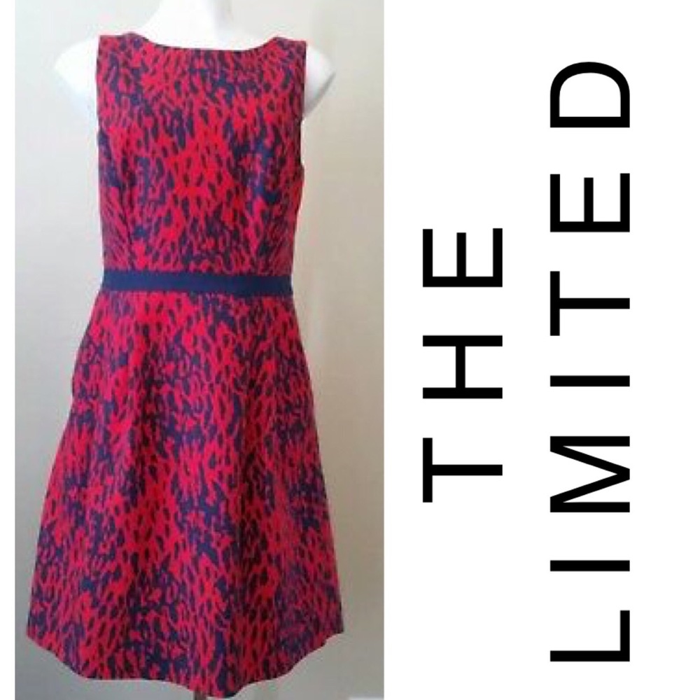 Super Cute Red & Navy Dress